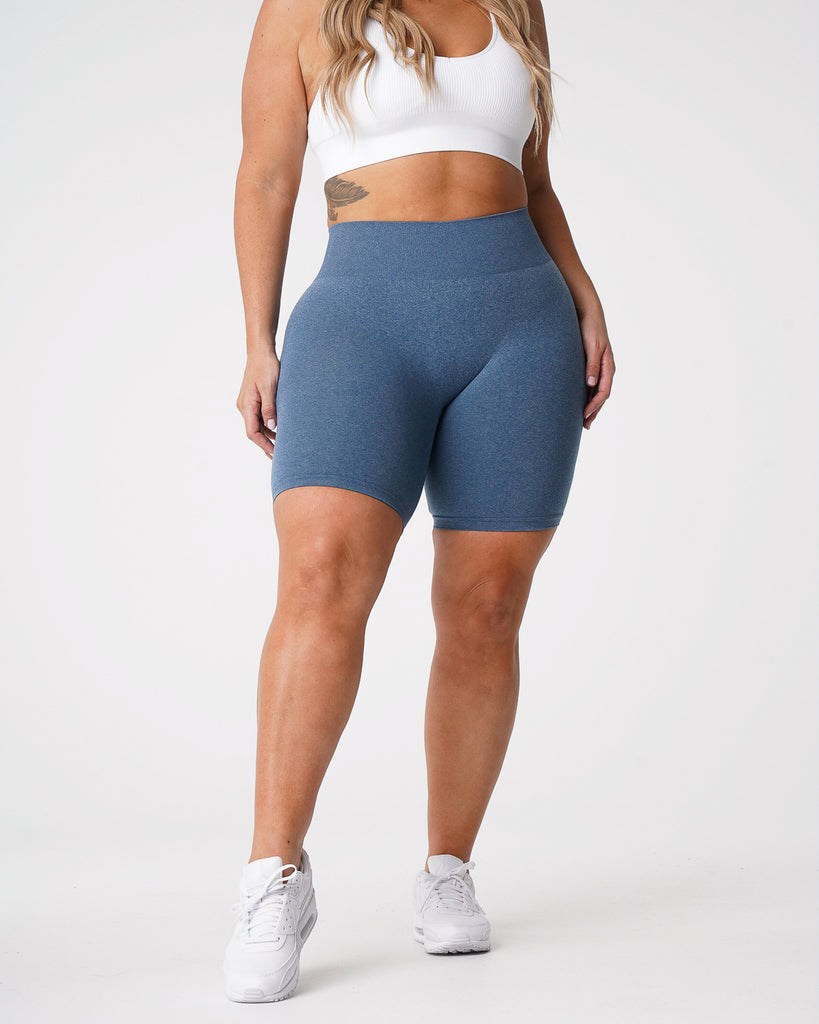 NVGTN Pro Seamless Shorts Bleu  Shorts Femme | MTX-9387941