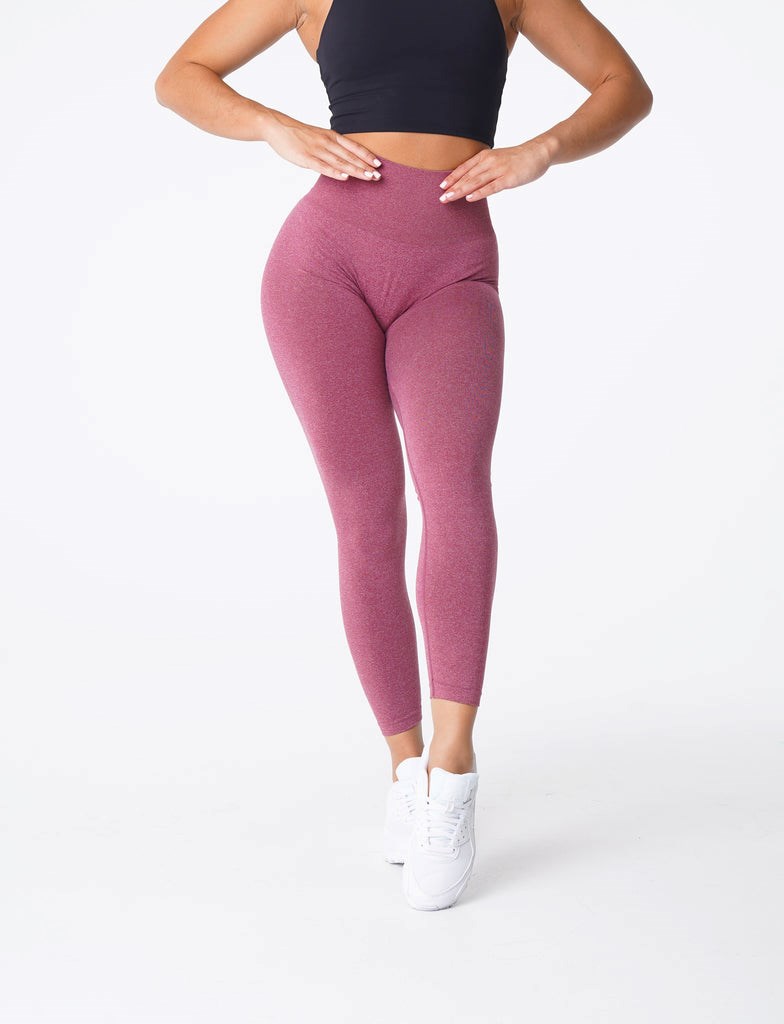 NVGTN NV Seamless Leggings Bordeaux  Leggings Femme | YDD-1475989