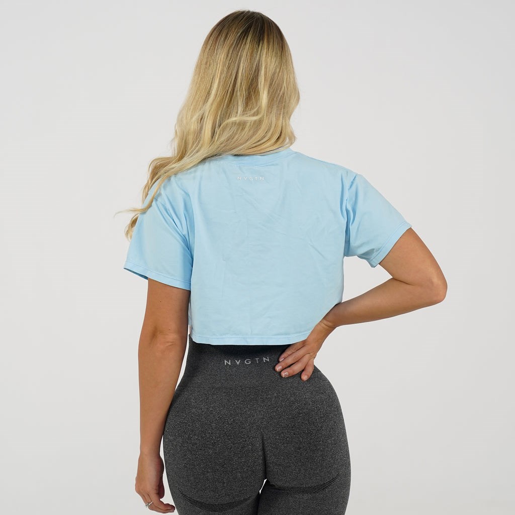 NVGTN Everyday Tee Bleu  Hauts Femme | SMA-4169902