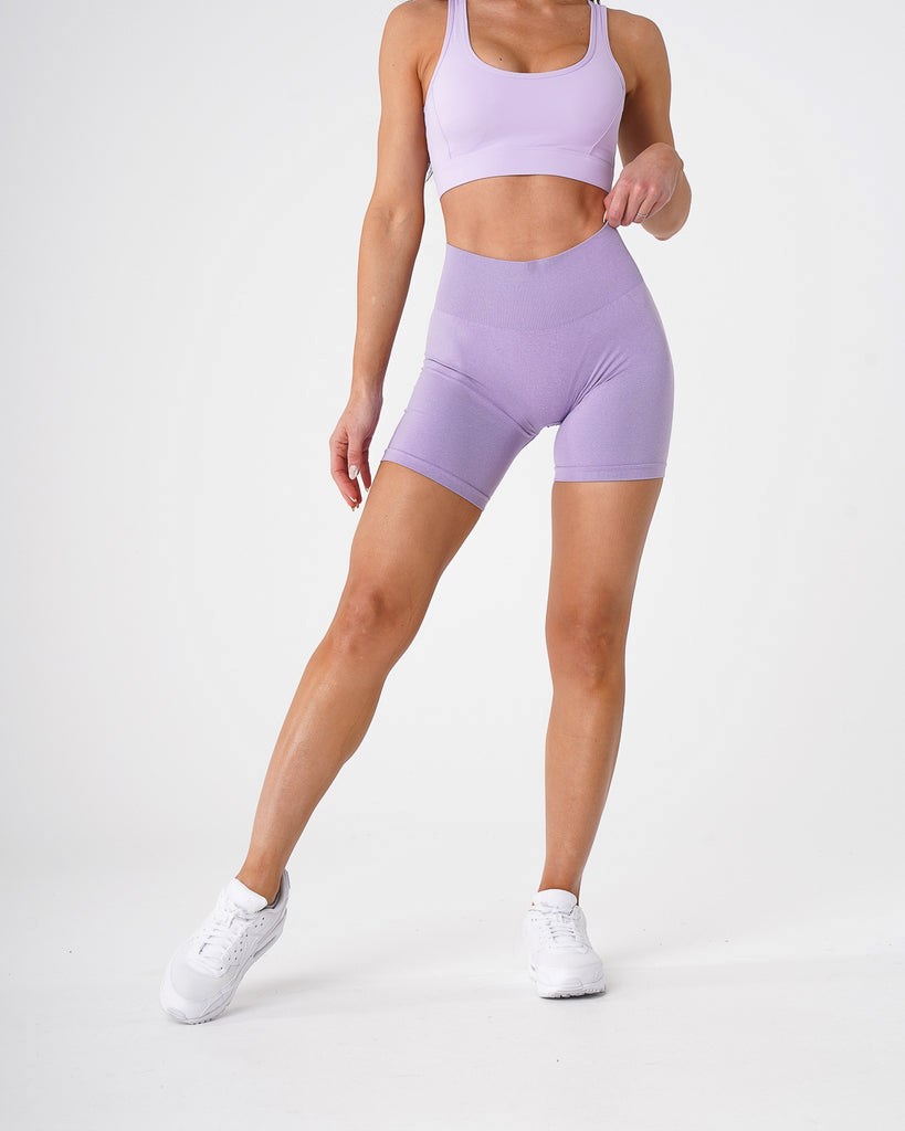 NVGTN Pro Seamless Shorts Lilac  Shorts Femme | JAI-8186039