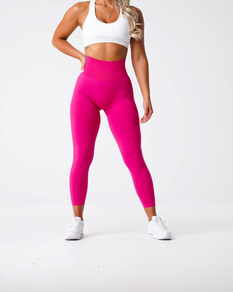 NVGTN Solid Seamless Leggings Magenta  Leggings Femme | KPO-8361486