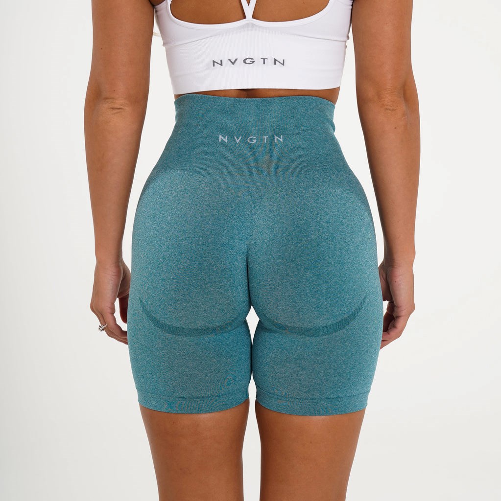 NVGTN Vélo Shorts Teal  Shorts Femme | NYF-1860658