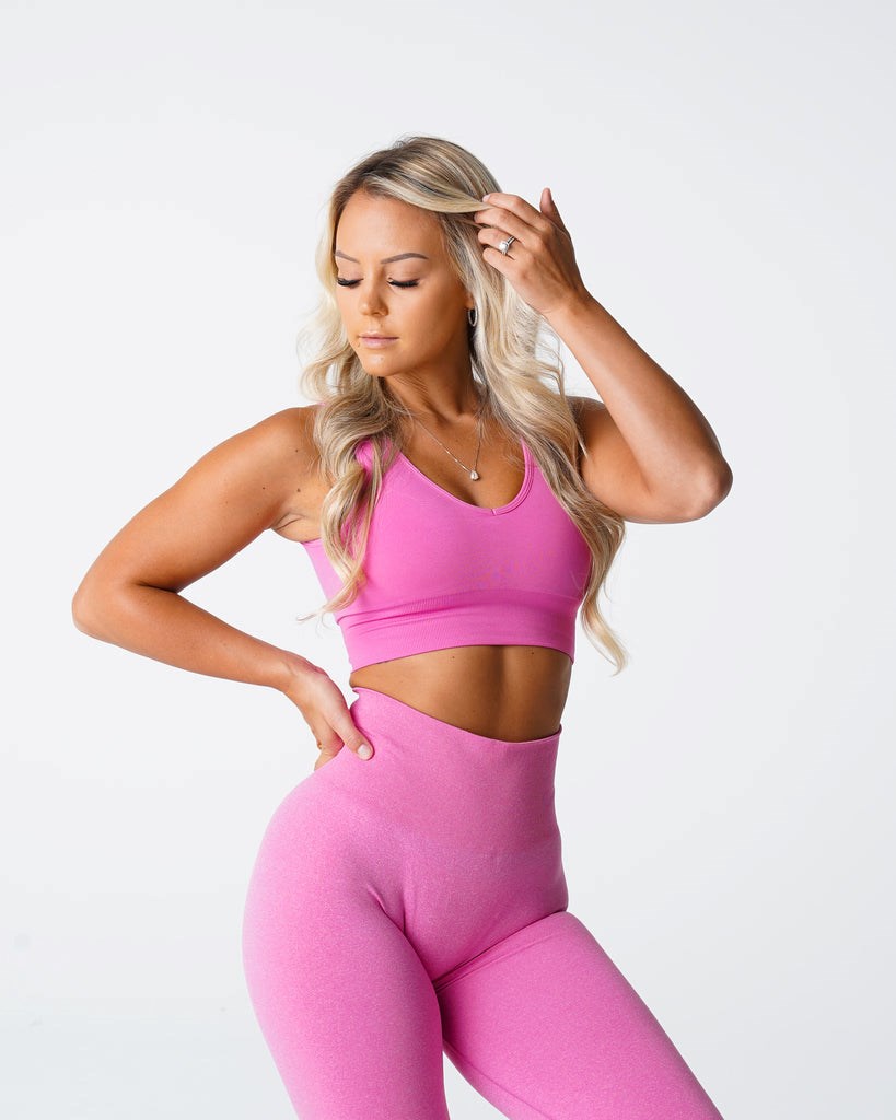 NVGTN Elevate Seamless Bra Rose  Hauts Femme | NVI-9172489