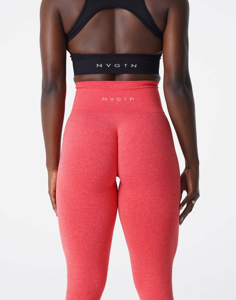 NVGTN NV Seamless Leggings Candy Apple  Leggings Femme | GWV-2964050