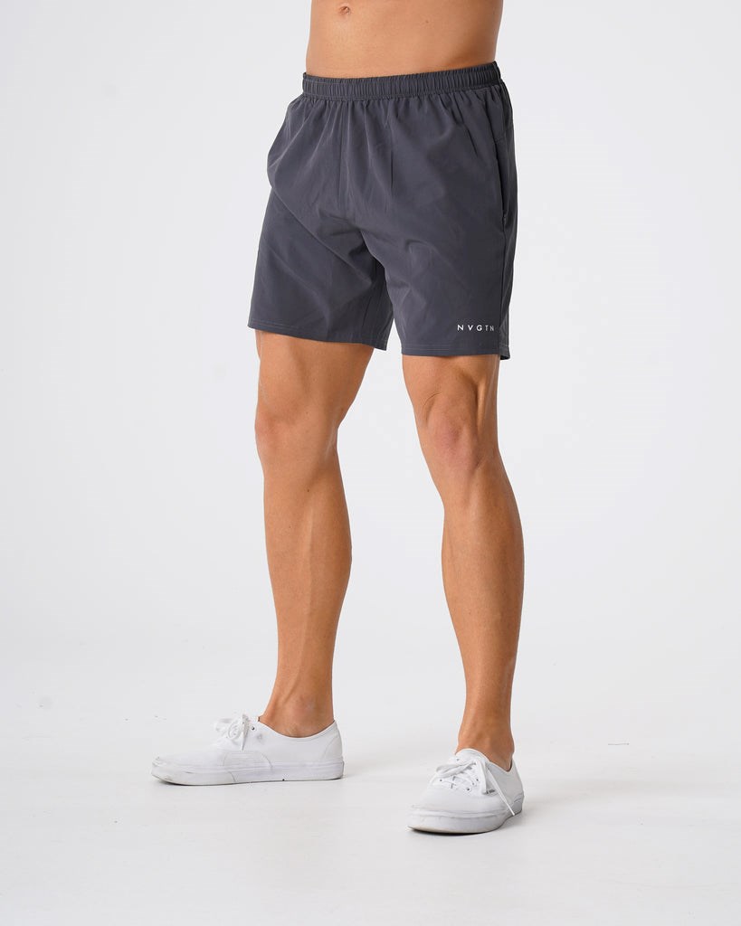 NVGTN Flex Shorts Charcoal  Shorts Homme | XCB-8290600