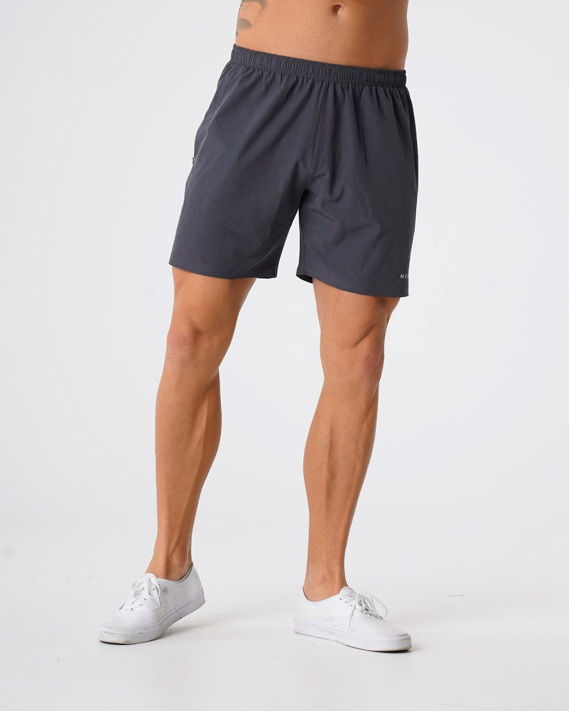 NVGTN Flex Shorts Charcoal  Shorts Homme | XCB-8290600