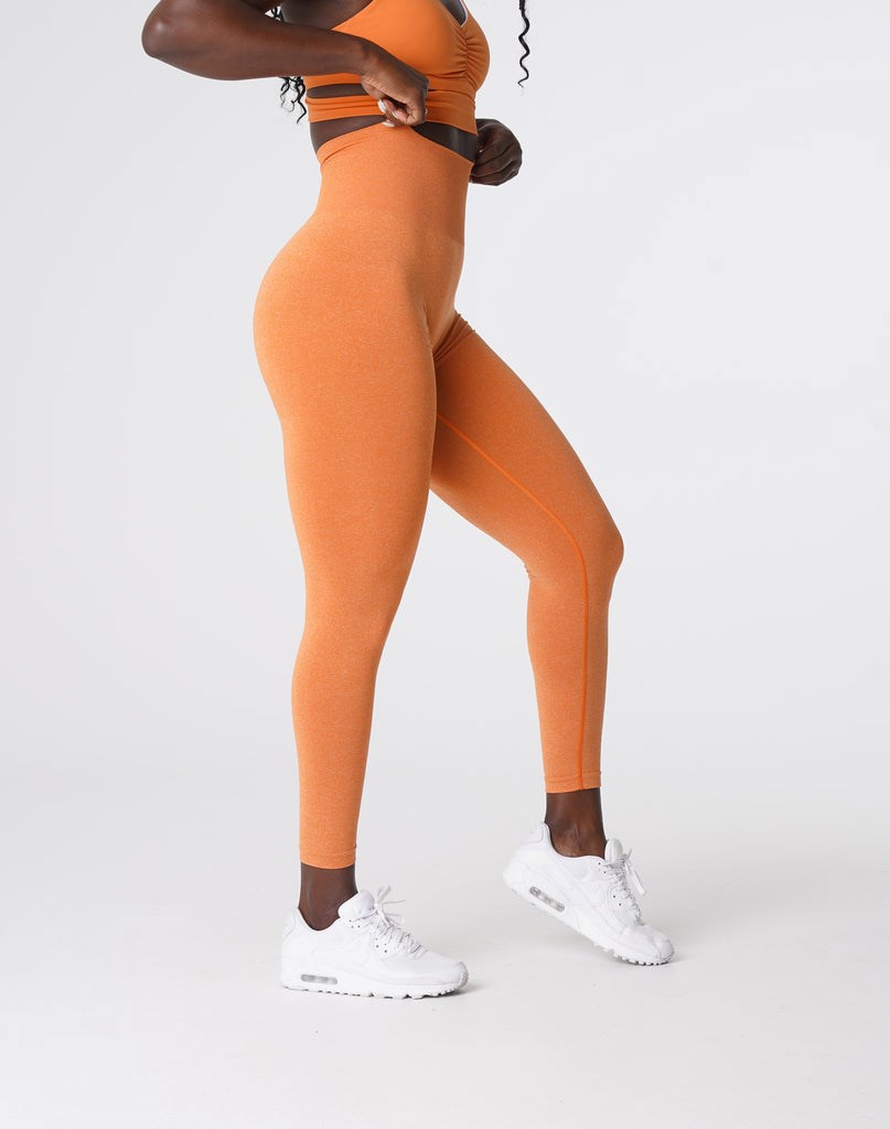 NVGTN NV Seamless Leggings Orange  Leggings Femme | IBX-8446225