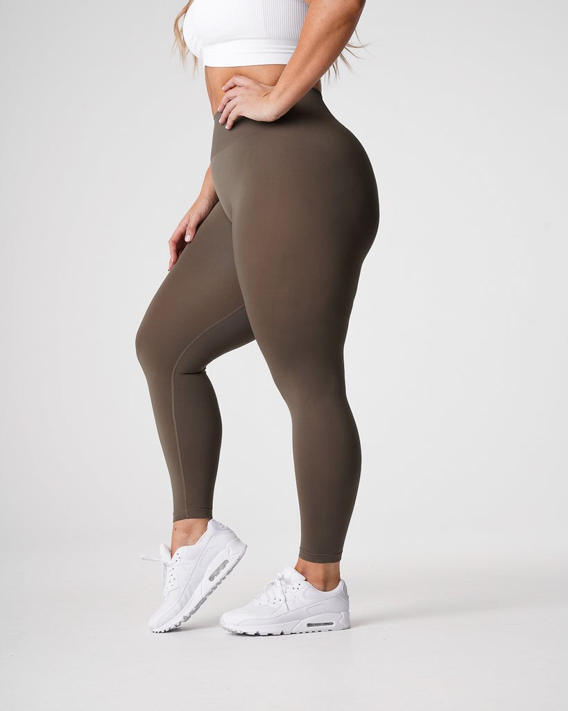 NVGTN Solid Seamless Leggings Vert Olive  Leggings Femme | YRE-0664391