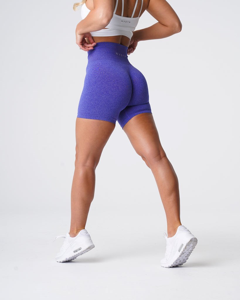 NVGTN Pro Seamless Shorts Bleu  Shorts Femme | ZRG-0016123