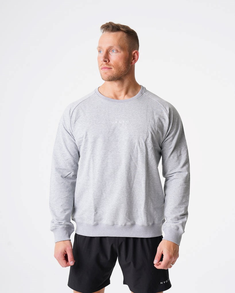 NVGTN Crew Neck Sweatshirt Grise  Sweatshirt Homme | FTX-1203344