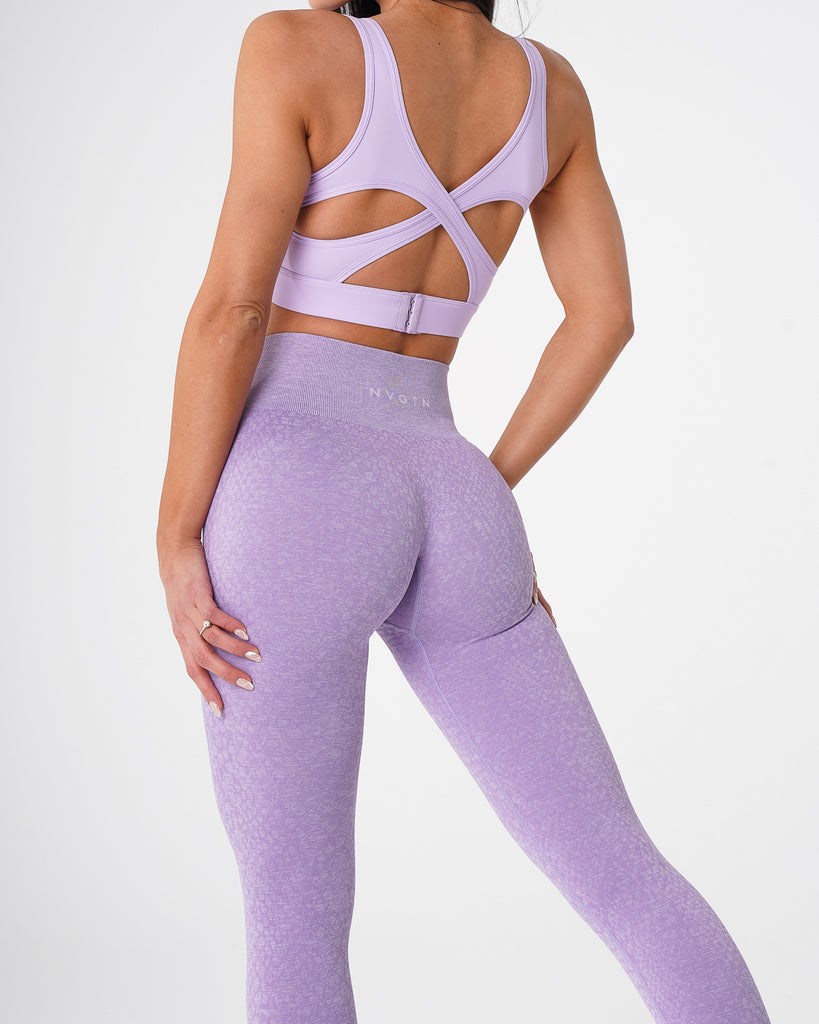 NVGTN Snakeskin Seamless Leggings Lilac  Leggings Femme | CYB-4714542