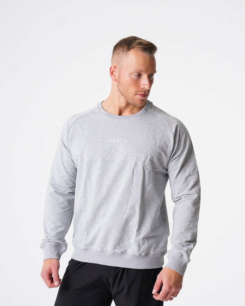 NVGTN Crew Neck Sweatshirt Grise  Sweatshirt Homme | FTX-1203344