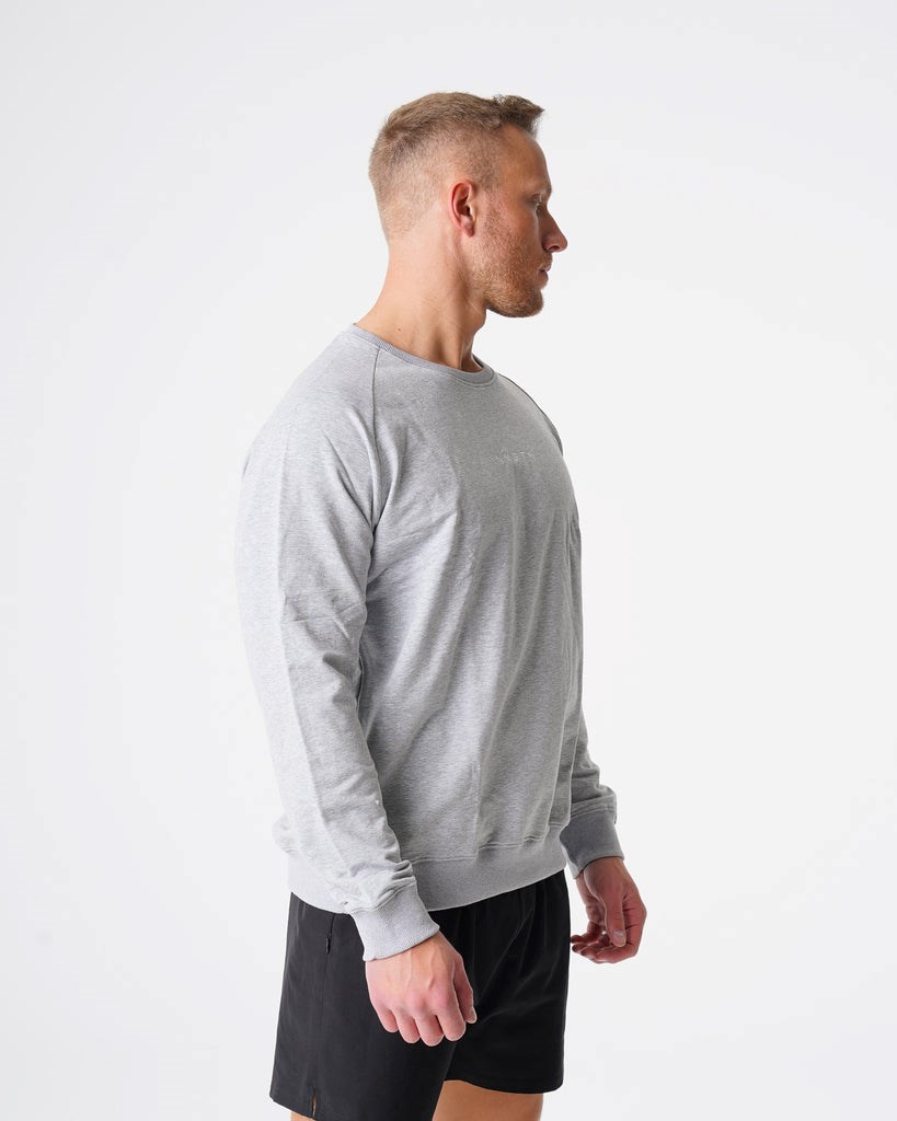 NVGTN Crew Neck Sweatshirt Grise  Sweatshirt Homme | FTX-1203344