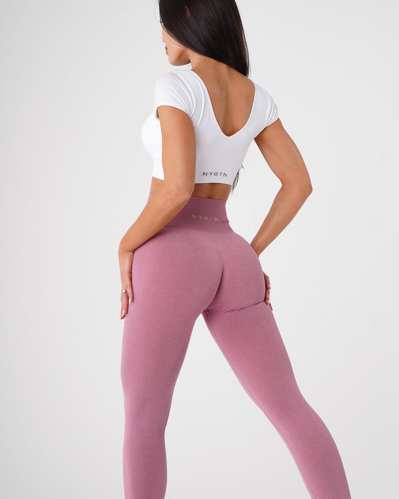 NVGTN NV Seamless Leggings Rose  Leggings Femme | FNV-3045910