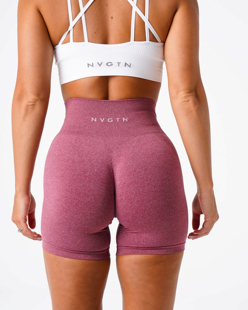 NVGTN Pro Seamless Shorts Bordeaux  Shorts Femme | LHK-2939995